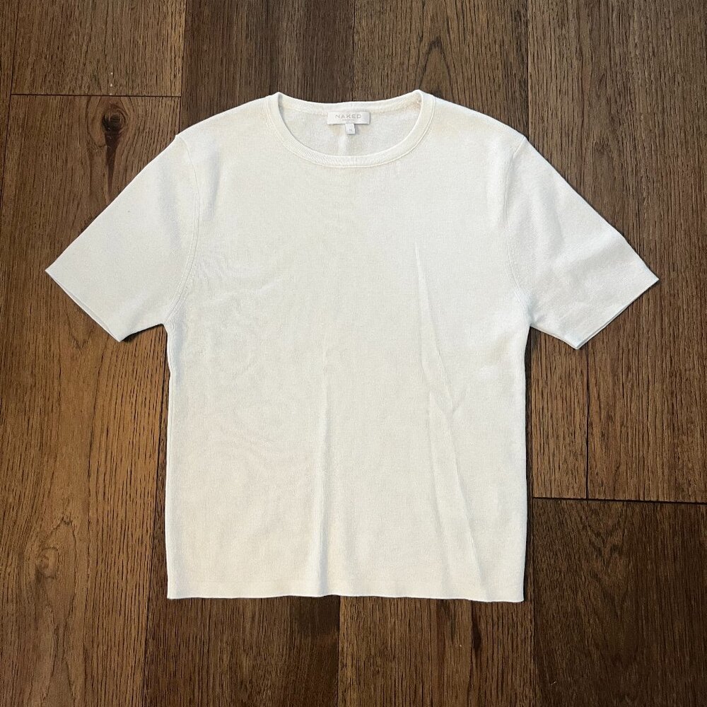 Naked Cashmere Amey Ecru Sweater Tee